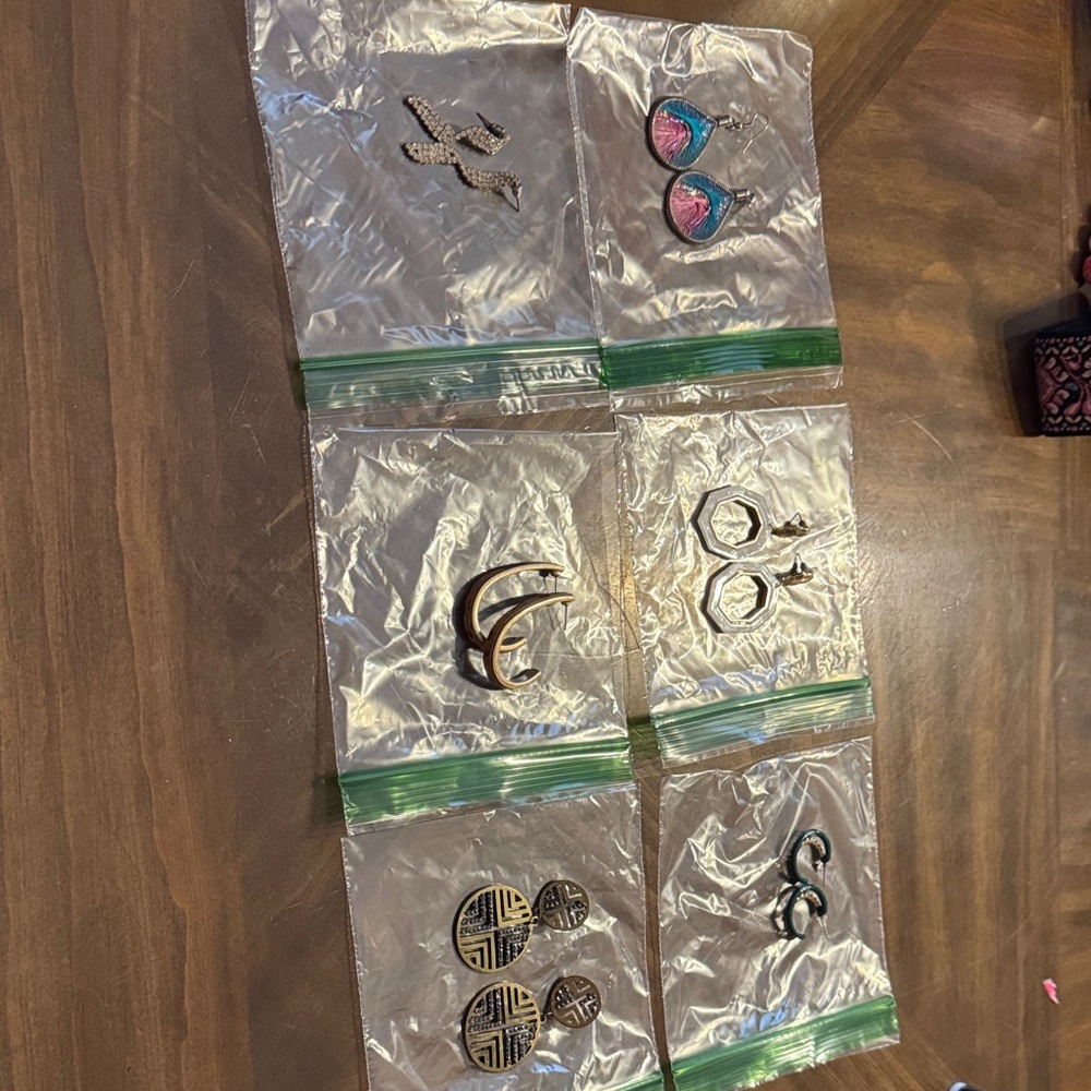 Huge Boho & Geometric Earring Lot | 6 Pairs Statement Earrings